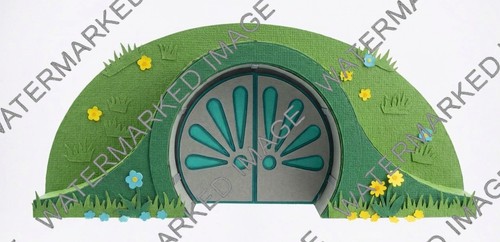Tele tubbies house cake topper - tele,