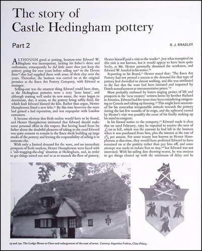 Castle hedingham pottery the - castle,