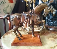 Inspired War Horse Statue ...  Emperor Fenshui Tang Dynasty Horse in Brass.