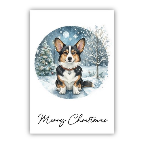 Cardigan welsh corgi christmas - cardigan,