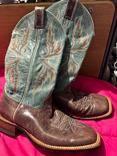 Leather western cowboy - leather,