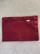 Good Condition.. A Deep Red Double Fitted Sheet + 1 Pillow Case .. From DORMA