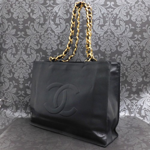 Chanel lamb skin leather coco - chanel,