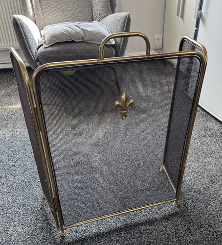 Vintage fire guard folding - vintage,