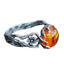 Ethnic Style Inlaid Amber