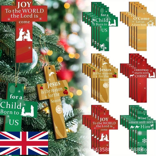 24pcs christmas cross nativity - christmas,