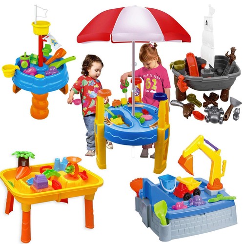 Sand and water table garden - water,