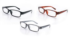 Reading Glasses 3 Mix Packs Mens Womens UV Reader Trendy Designer Spring Geek