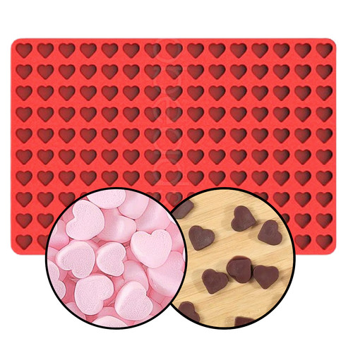 150pc hearts mould food grade - 150pc,