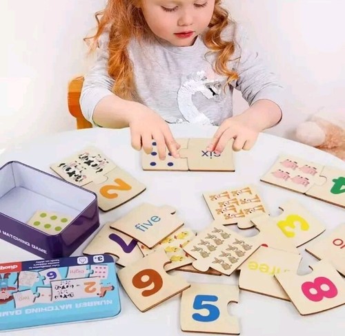 Kids educational number puzzle - educational,