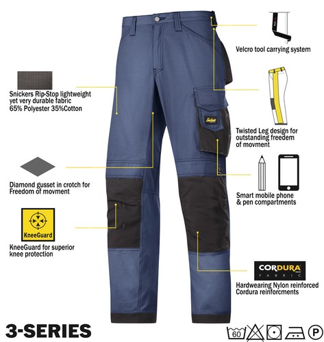Snickers 3313 ripstop work - 3313,
