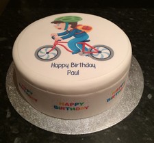 Bicycle Bike Cyclist pre-cut