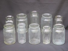 JOB LOT 10x VINTAGE CLEAR