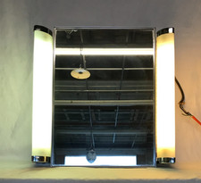 VTG 1960's Chrome Deco Mirror
