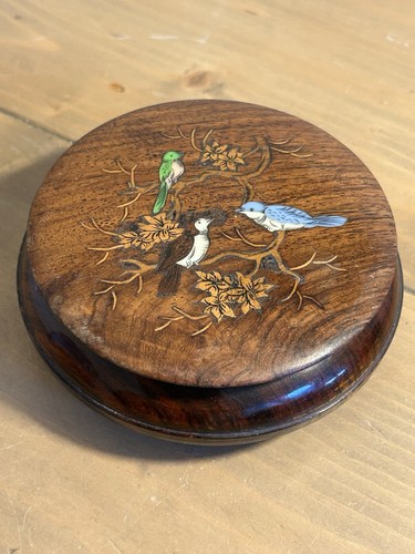 Vintage chinese round rosewood - vintage,