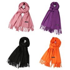 Cashmere Scarf Wool Blend Shawl Ladies Soft Large Thick Warm Luxury Wrap Scarf