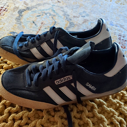 Adidas samba blue low top - samba,