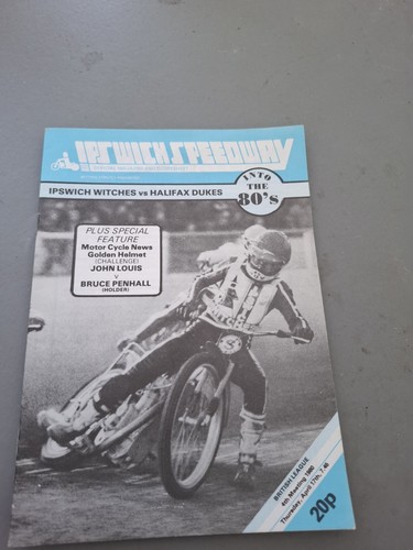 1980 speedway programme