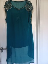 Beautiful,beaded,special, Joanna Hope,long, versatile tunic +camisole. New 22/24