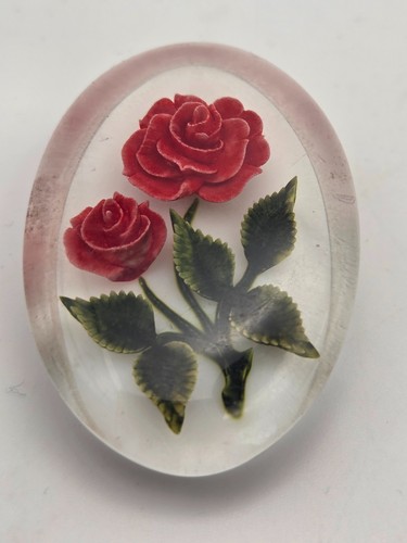 Vintage sealed reversed carved
