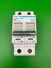 Hager N263 63A Double Pole