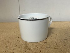 Bernardaud Carre Tonic Limoges France Tea Coffee Cup White Bone China