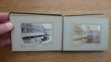 ORIGINAL 1903 PHOTO ALBUM THAMES VALLEY FLOODS + HORSE DRAWN BUS & TRAM