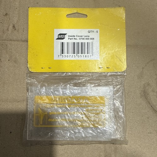 Esab helmet lens - -, clear