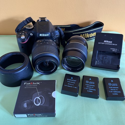 Nikon d5100 camera with - d5100, x2