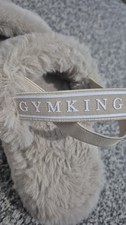 Gym King Beige Women's Slippers Size 6