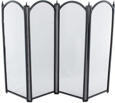 28'' 4 Fold Fire Screen -