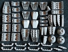 LEGO Wedge Slopes Curved Dark