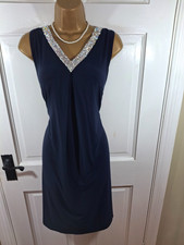 Frank Lyman Navy Blue Diamante