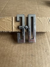 VINTAGE FORD CAPRI 3.0 CAR METAL WING BADGE EMBLEM 