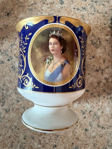 Coalport qeii golden jubilee - qeii,