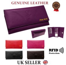 Personalised Womens Leather Soft High Quality Slim Card Coin Ladies Purse Wallet