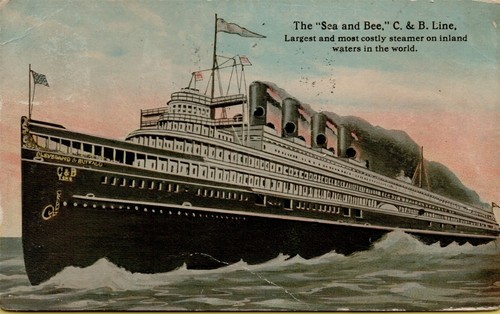 1913 steamer sea bee boat - bee,
