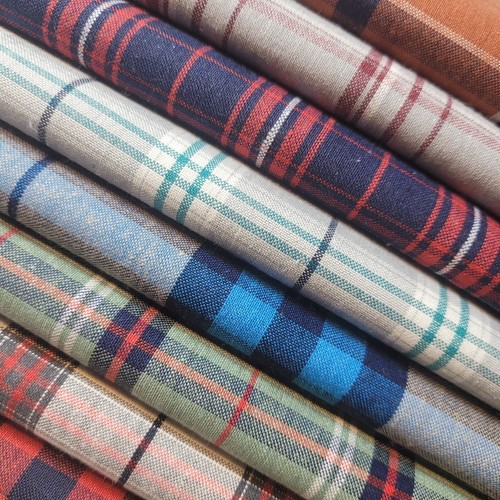100 cotton tartan - 100%, fabric
