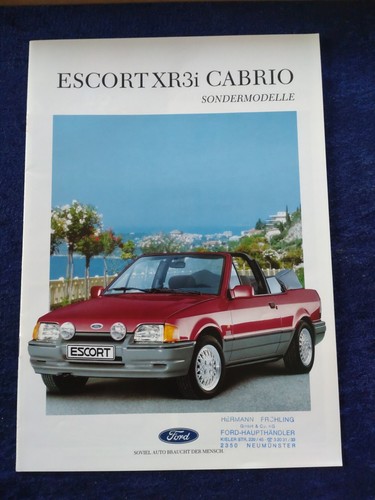 Ford escort xr3i convertible - escort,