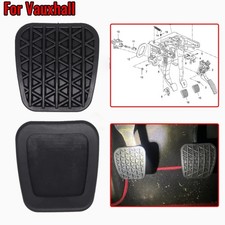 2pc Clutch Brake Pedal Rubber Pad Cover 560775 For Vauxhall Astra G-H Zafira A-B