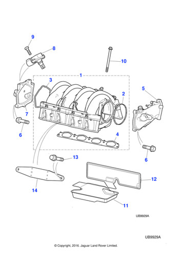Jaguar induction elbow 0 - elbow, 5.0