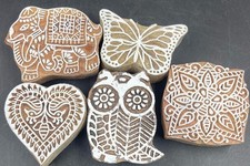 Indian wooden print blocks set