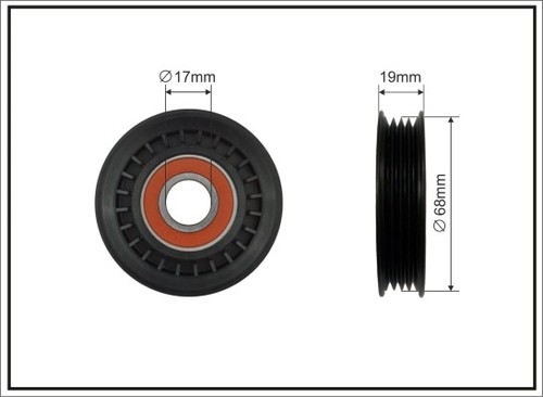 Caffaro 158 idler guide - caffaro, 158-00