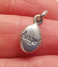 Sterling Silver "ANGEL" Droplet Pendant R5M