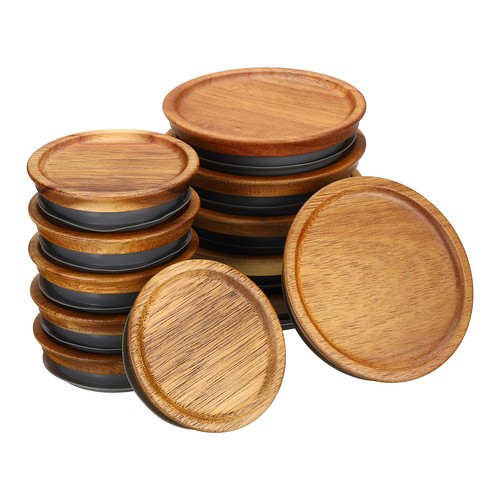 Mason jar lids wooden - mason,