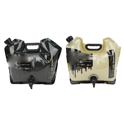 Collapsible water container - water,