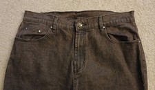 DG2 (Diane Gilman) Brown Jeans with Crystal Details. Size 16R.