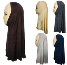 One Piece Plain Hijab For Kids