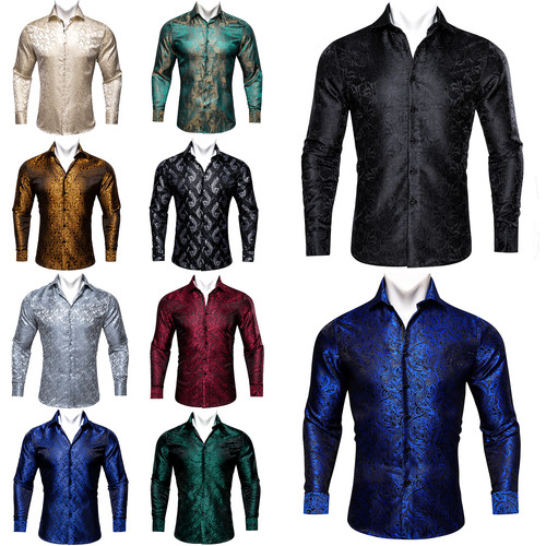 Elegant jacquard shirt for men - jacquard,