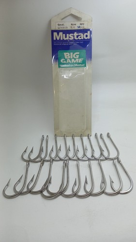 20pcs original mustad - 6/0,